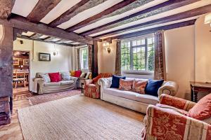 21. The Manor House at Pekes. In the Living Room. 