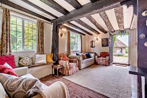 22. The Manor House at Pekes. In the Living Room. 