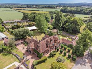 The Pekes Manor Estate - The main buildings of the Estate from above.