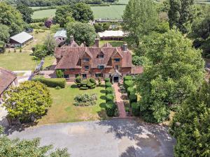 The Pekes Manor Estate - An aerial view of The Manor House.