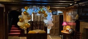 The Manor House at Pekes. Dressed for a Birthday Party.