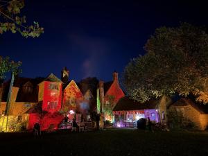 Pekes Manor at Night, on the occasion of Seth & Claire's 50th Anniversary. September 2025.