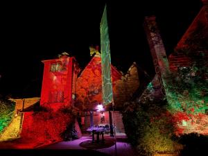 Pekes Manor at Night, on the occasion of Seth & Claire's 50th Anniversary. September 2025.