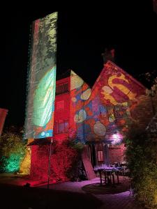 Pekes Manor at Night, on the occasion of Seth & Claire's 50th Anniversary. September 2025.