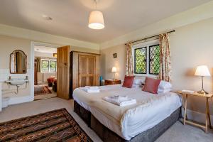 Tudor View at Pekes Manor - The Master Bedroom with double bed.